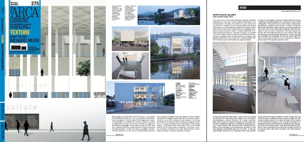 SsD featured in Richard Meier curated l’Arca